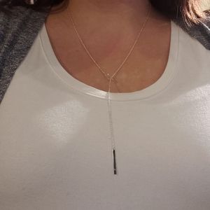 Stella & Dot Triangle Lariat Necklace